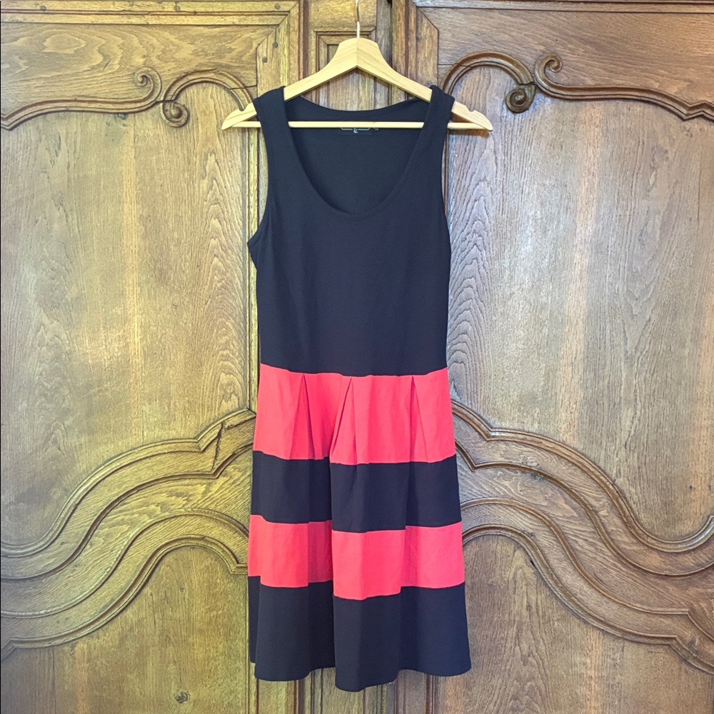 Duffield Lane Ludington Dress in Royal Blue and Red